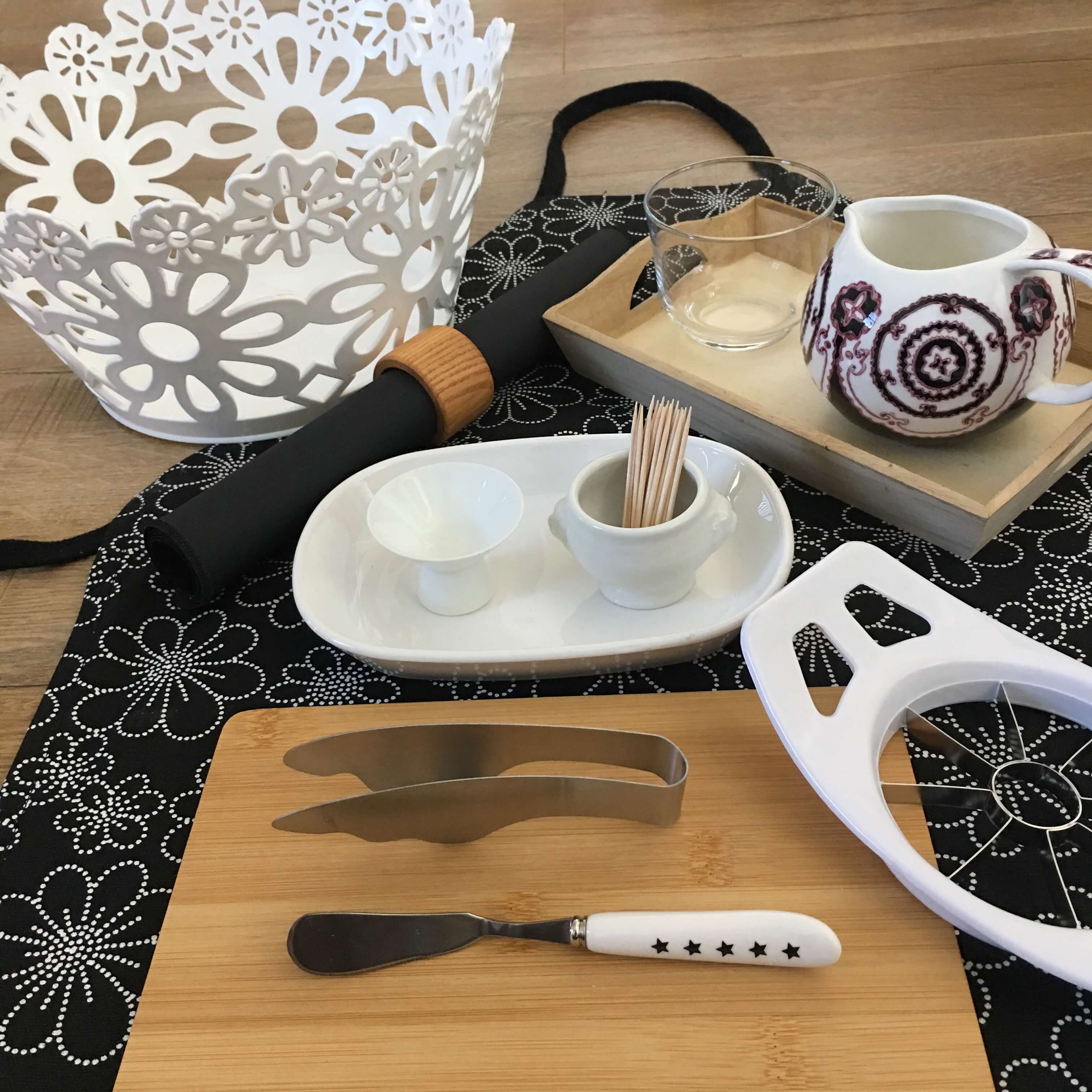 Kit da cucina in acciaio inox ispirazione Montessori