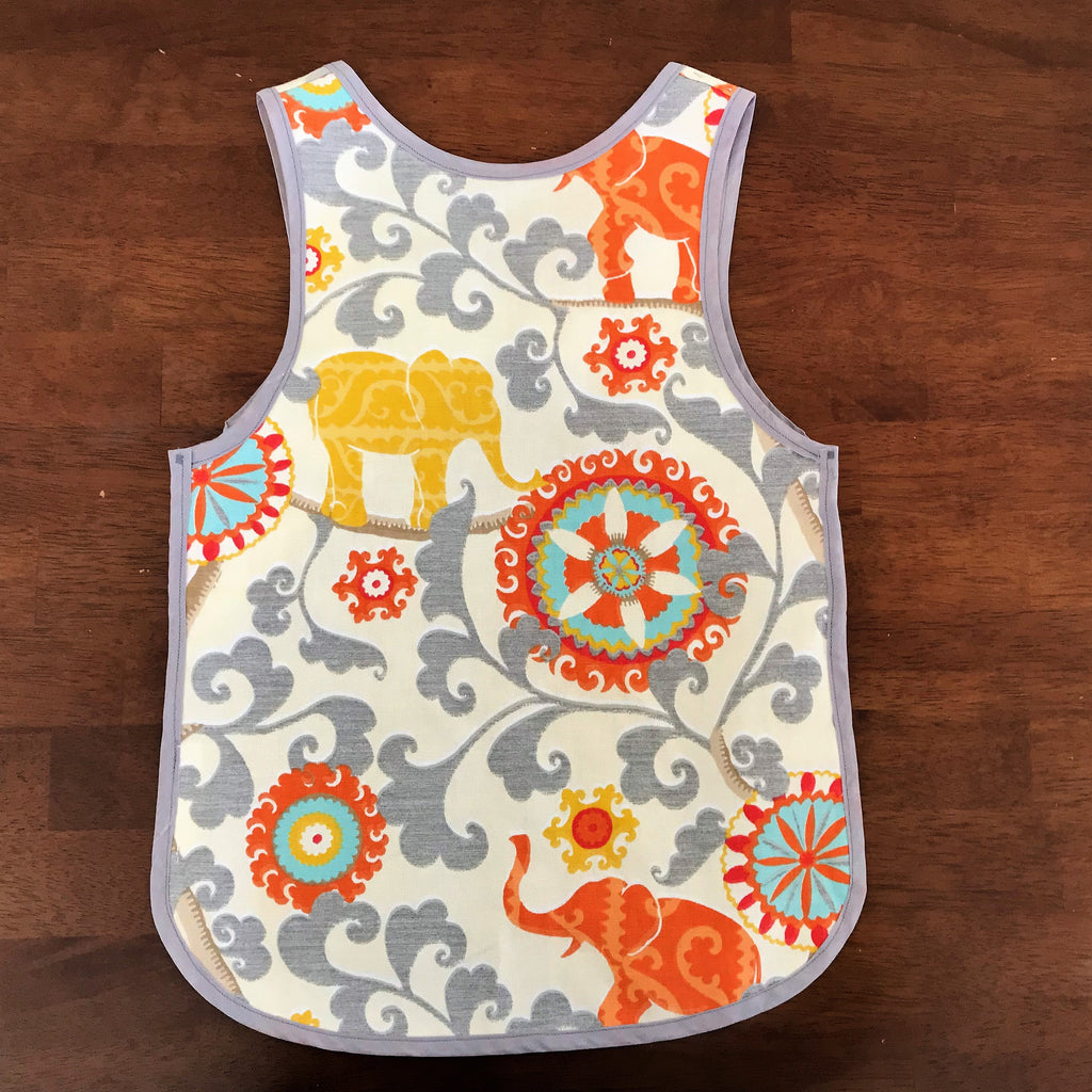 Montessori No-Tie Apron & Protector for ages 3 to 6