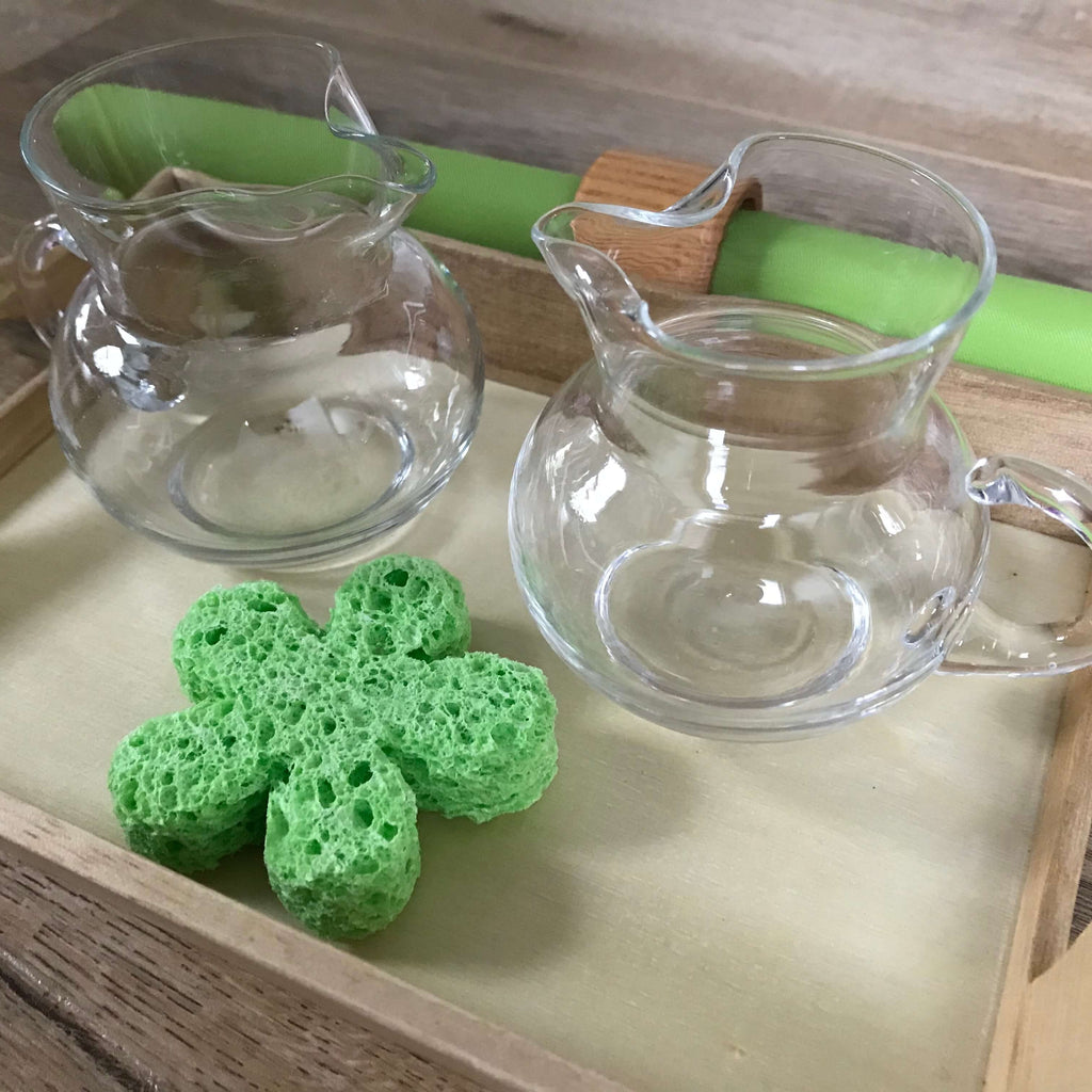 Recycled Glass Mini Pitcher - Montessori Services